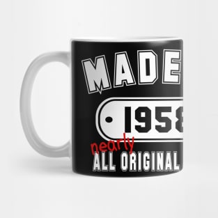 Made In 1958 Nearly All Original Parts Mug